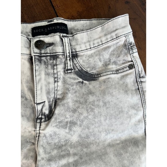 Rock & Republic Kashmiere Jeans 2M Pink Cloud - Picture 4 of 9